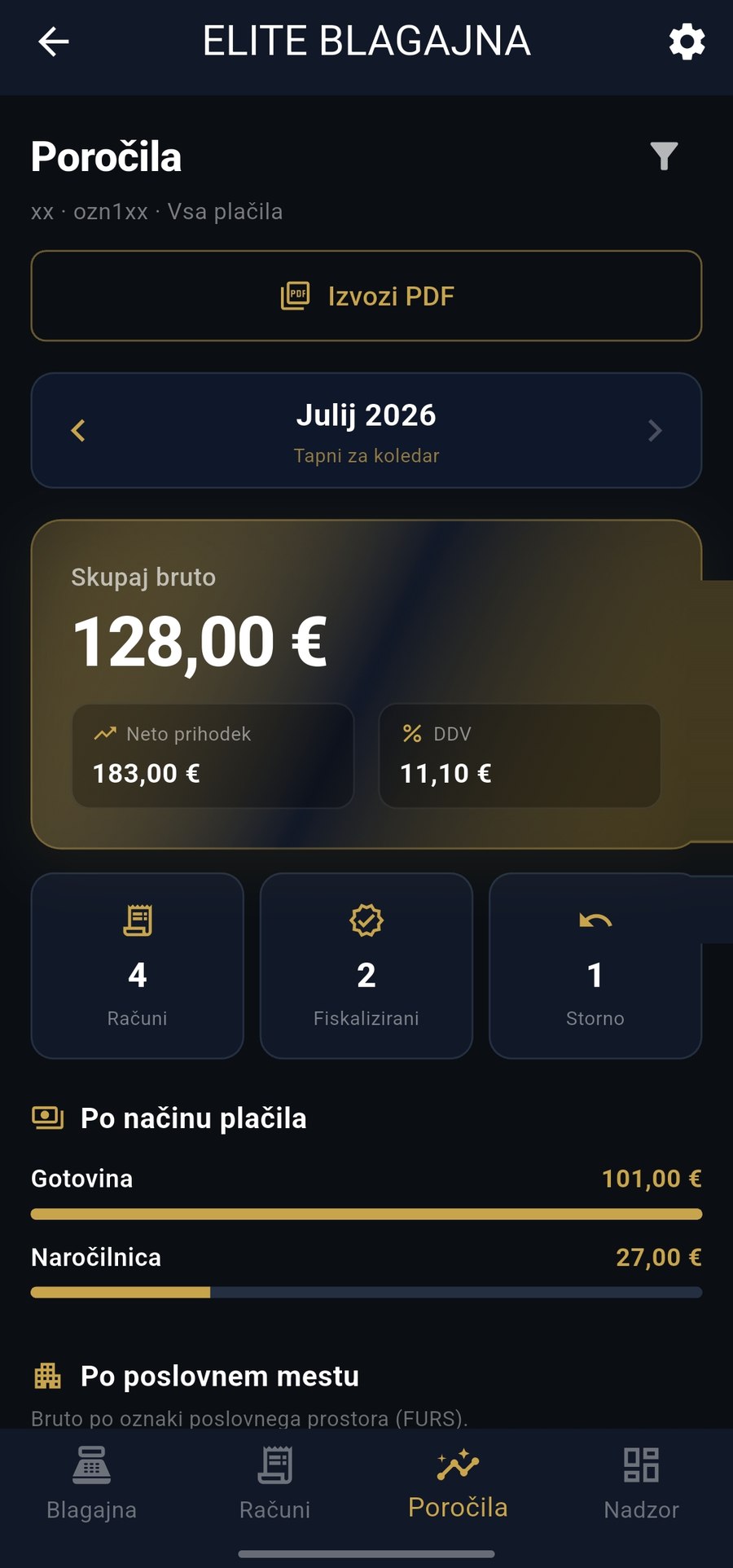 Poročila o prometu